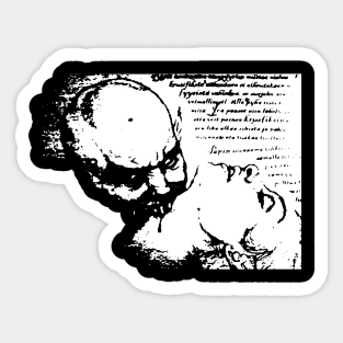 nosferatu kiss Sticker